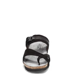 Naot Sandals|Women's , Jessica Sandal Black Nubuck