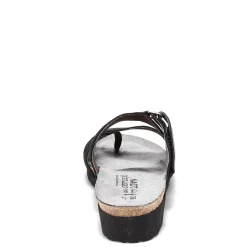 Naot Sandals|Women's , Jessica Sandal Black Nubuck