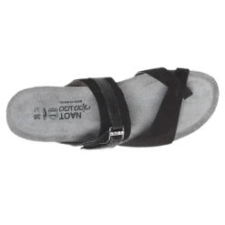 Naot Sandals|Women's , Jessica Sandal Black Nubuck