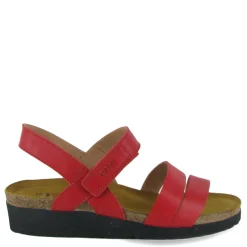 Naot Sandals|Women's , Kayla Sandal Kiss Red