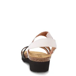 Naot Sandals|Women's , Kayla Sandal White Black
