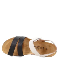 Naot Sandals|Women's , Kayla Sandal White Black