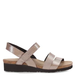 Naot Wedges|Women's , Kayla Sandal Silver
