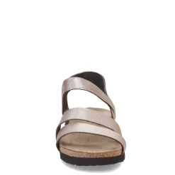 Naot Wedges|Women's , Kayla Sandal Silver
