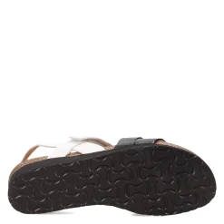 Naot Wedges|Women's , Kayla Sandal White Black