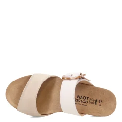 Naot Wedges|Women's , Kingdom Sandal Ivory
