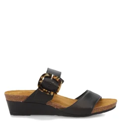 Naot Wedges|Women's , Kingdom Sandal Jet Black