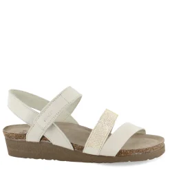Naot Sandals|Women's , Krista Sandal Ivory / Gold
