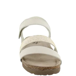 Naot Sandals|Women's , Krista Sandal Ivory / Gold
