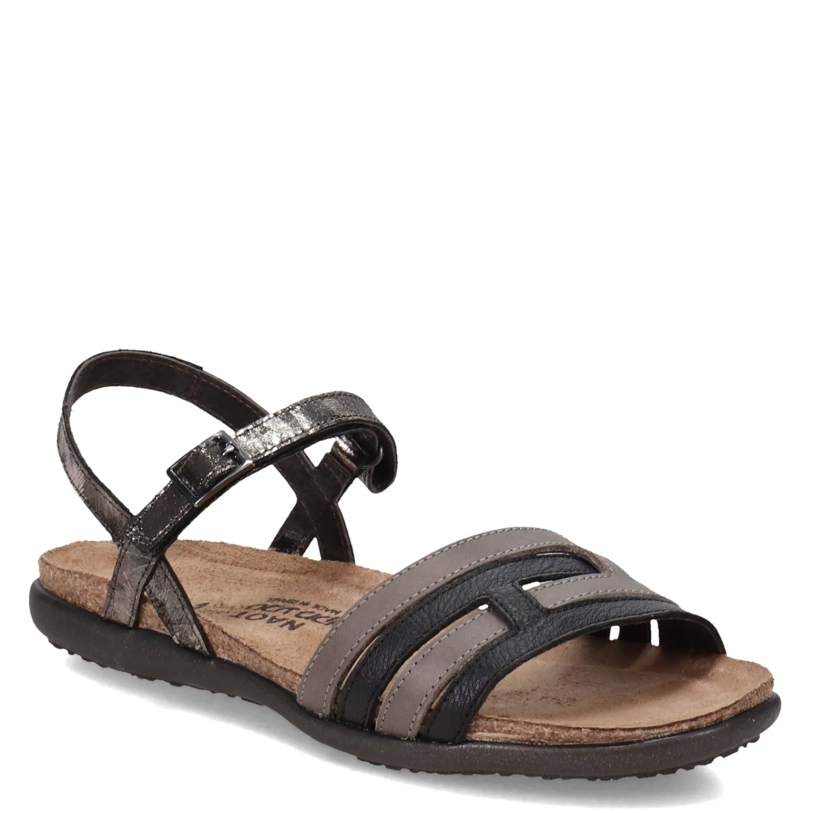 Naot Sandals|Women's , Lucy Sandal Black Gray