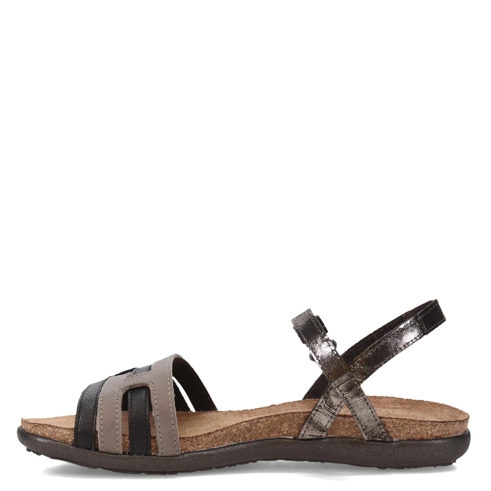 Naot Sandals|Women's , Lucy Sandal Black Gray