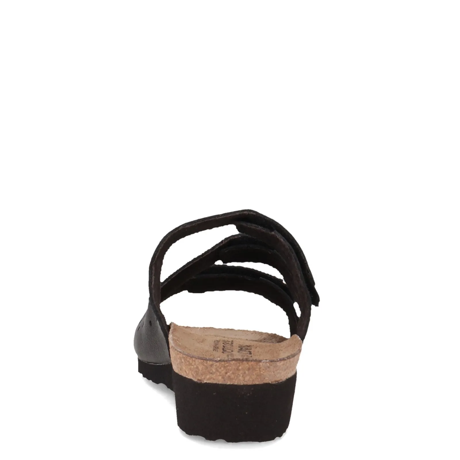 Naot Wedges|Women's , Madelyn Sandal Black/Silver
