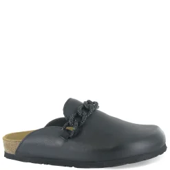 Naot Clogs & Mules|Women's , Memphis Clog Soft Black Leather