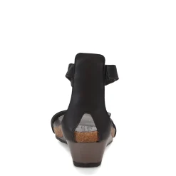 Naot Wedges|Women's , Mermaid Sandal Black