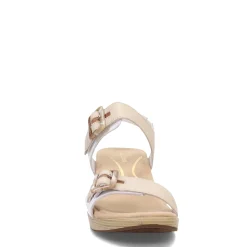Naot Sandals|Women's , Mode Sandal White/Ivory/Brown