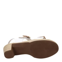 Naot Sandals|Women's , Mode Sandal White/Ivory/Brown