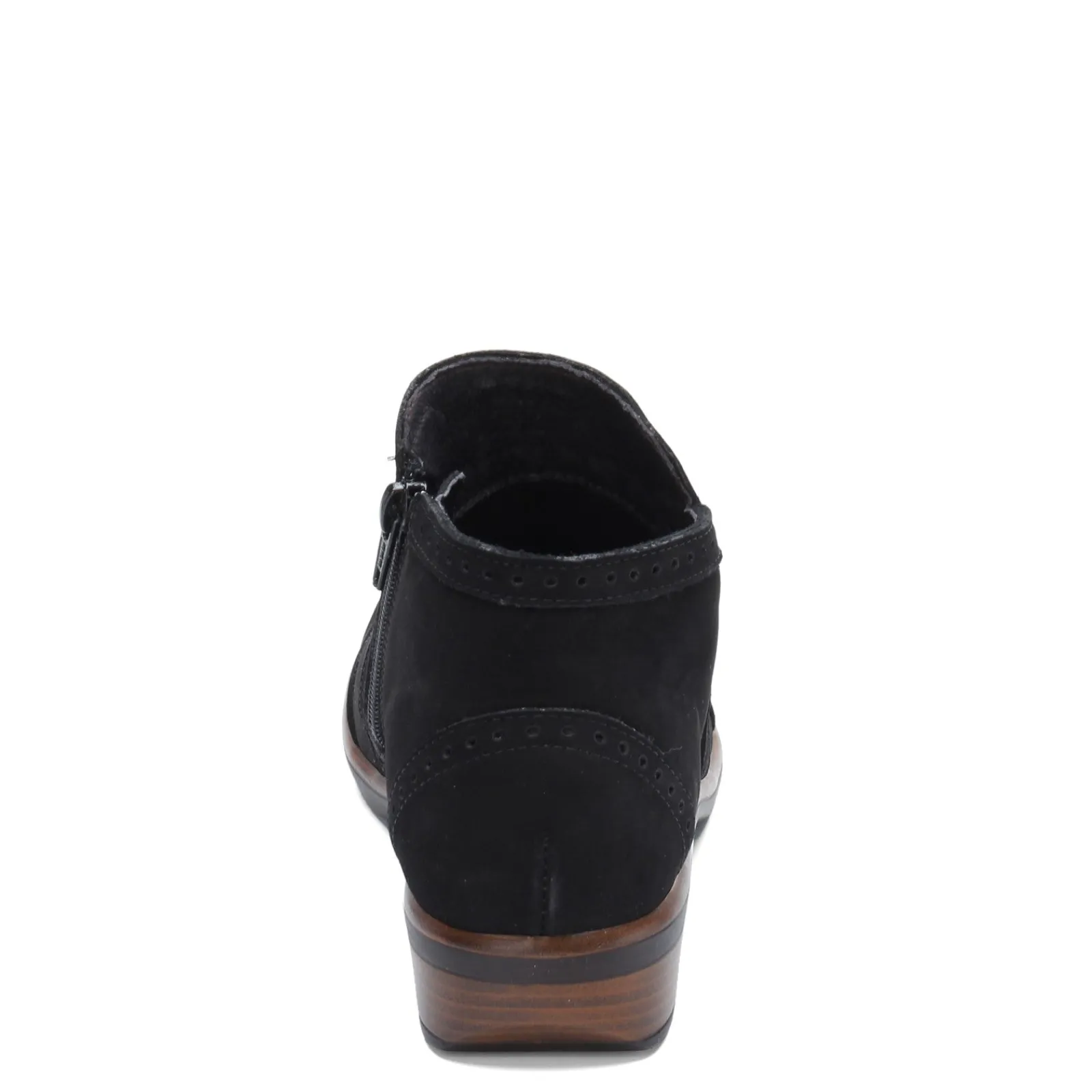 Naot Boots|Women's , Nefasi Ankle Boot Black Velvet Nubuck