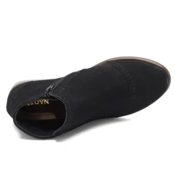 Naot Boots|Women's , Nefasi Ankle Boot Black Velvet Nubuck