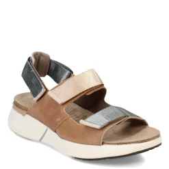 Naot Sandals|Women's , Odyssey Sandal Tan/Grey/Ivory