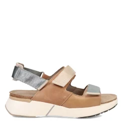 Naot Sandals|Women's , Odyssey Sandal Tan/Grey/Ivory