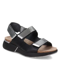 Naot Sandals|Women's , Odyssey Sandal Black/Grey/Silver