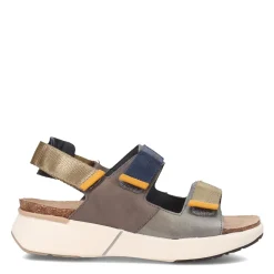 Naot Sandals|Women's , Odyssey Sandal Grey/Navy/Gold