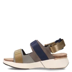 Naot Sandals|Women's , Odyssey Sandal Grey/Navy/Gold