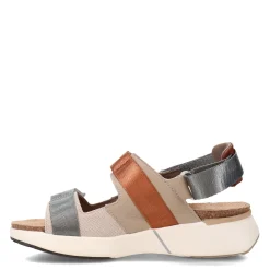 Naot Sandals|Women's , Odyssey Sandal Beige/Grey/Brown