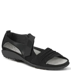 Naot Sandals|Women's , Papaki Sandal Black Velvet