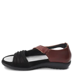 Naot Sandals|Women's , Papaki Sandal Black Velvet Nubuck