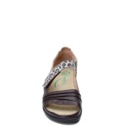 Naot Sandals|Women's , Papaki Sandal Soft Brown/Cheetah