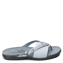 Naot Sandals|Women's , Penelope Sandal Grey Snake Print