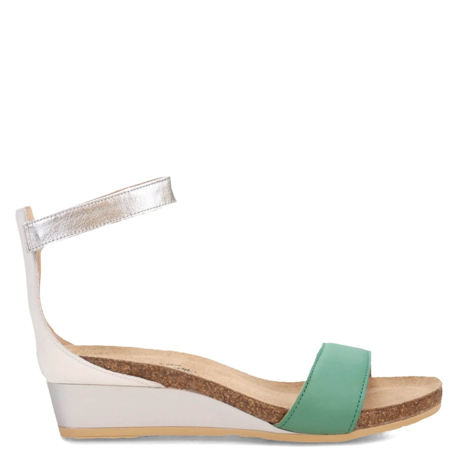 Naot Wedges|Women's , Pixie Sandal Jade