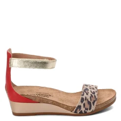 Naot Wedges|Women's , Pixie Sandal Cheetah