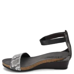 Naot Wedges|Women's , Pixie Sandal Gray