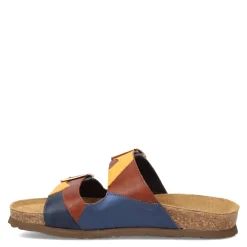 Naot Sandals|Women's , San Diego Sandal Brown Yellow