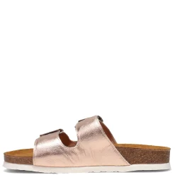 Naot Sandals|Women's , Santa Barbara Slide Sandal Rose Gold