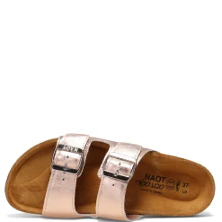 Naot Sandals|Women's , Santa Barbara Slide Sandal Rose Gold