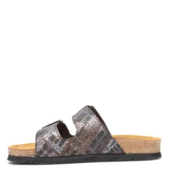 Naot Sandals|Women's , Santa Barbara Slide Sandal Metallic Mult