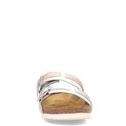 Naot Sandals|Women's , Santa Cruz Sandal Silver Metallic Multi