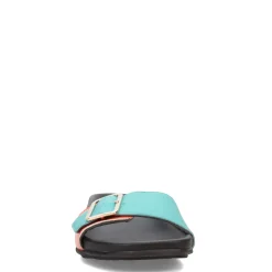 Naot Sandals|Women's , Tahiti Sandal Coral/Turquoise