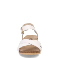Naot Wedges|Women's , Throne Sandal White