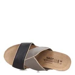 Naot Sandals|Women's , Tiara Sandal Black Grey