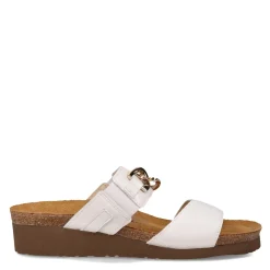 Naot Wedges|Women's , Victoria Sandal White