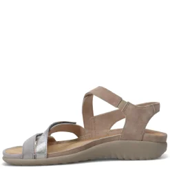 Naot Sandals|Women's , Whetu Sandal Grey Silver/Sand