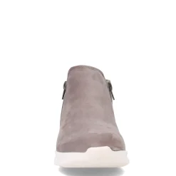 Naot Boots|Women's , Zodiac Bootie Smoke Gray Nubuck