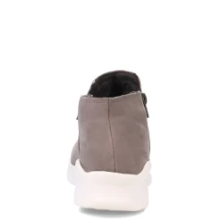 Naot Boots|Women's , Zodiac Bootie Smoke Gray Nubuck