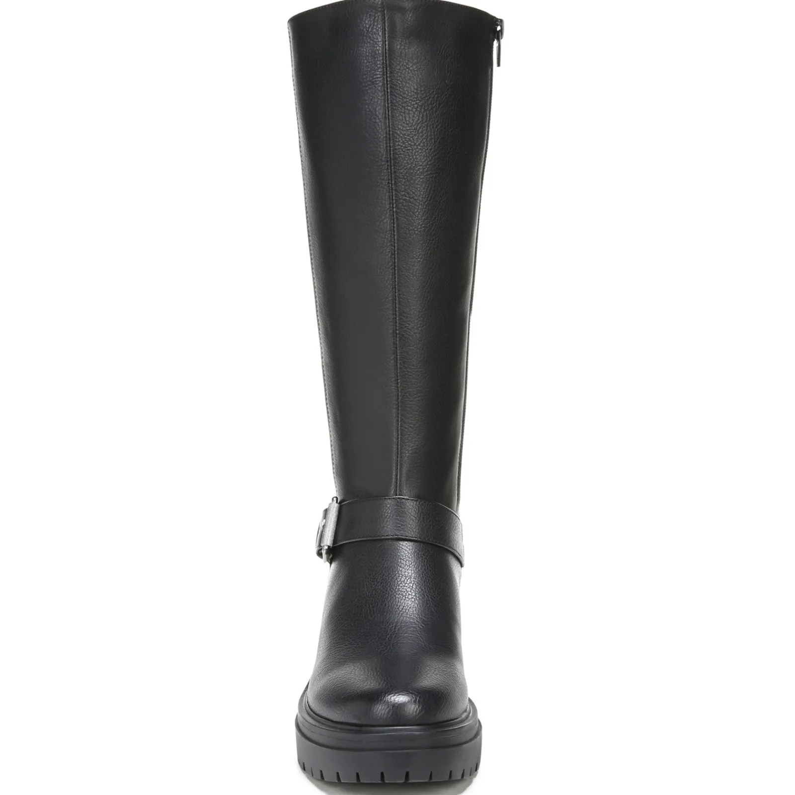 Naturalizer Boots|Women's , Adler Boot - Wide Calf Black Textured