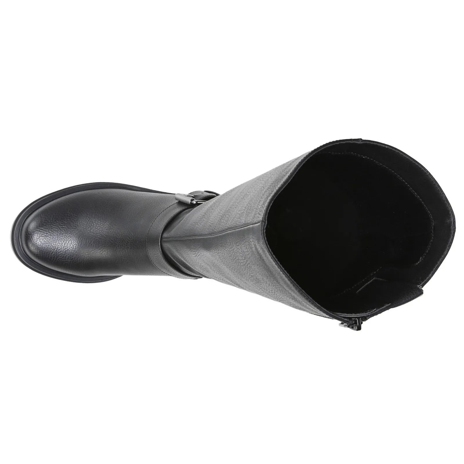 Naturalizer Boots|Women's , Adler Boot - Wide Calf Black Textured