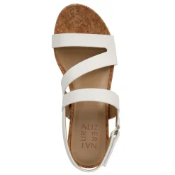 Naturalizer Wedges|Women's , Adria Sandal White